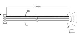 COM port Cable, 100mm